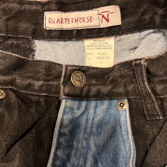 Vintage Quarter Horse Two Tone Jeans RARE! - Picture 7 of 11